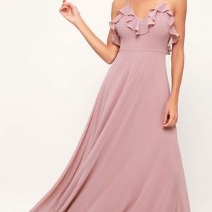 Lulus Very Low Back Bridesmaid Maxi Dress - XL